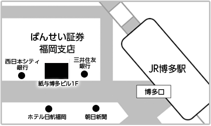 地図：福岡支店