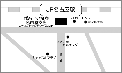 地図：名古屋支店